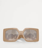 Versace sunglasses brown and silver VE4478U, imported from the UK