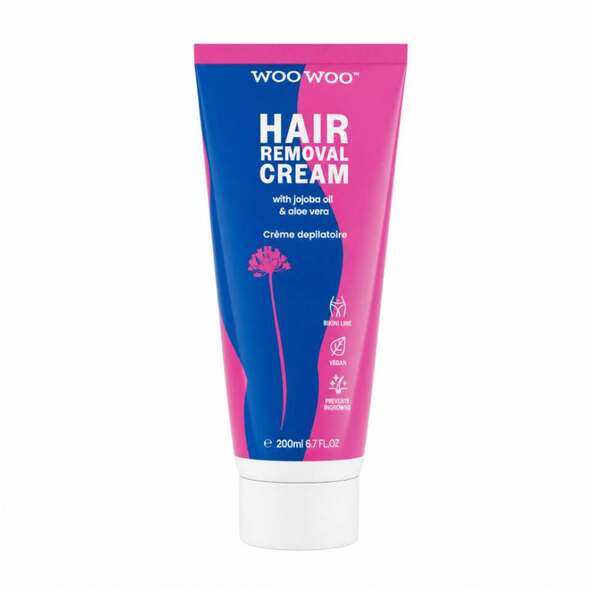 WooWoo hair removal cream sensitive skin 200ml (British brand)