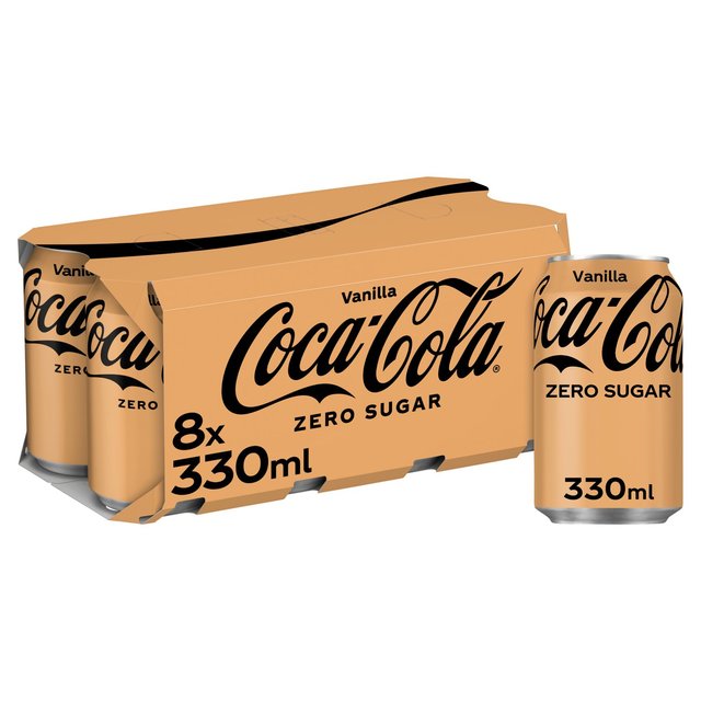 Coca-Cola Zero Sugar Vanilla   8 x 330ml GOODS M&S   