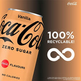 Coca-Cola Zero Sugar Vanilla   8 x 330ml GOODS M&S   