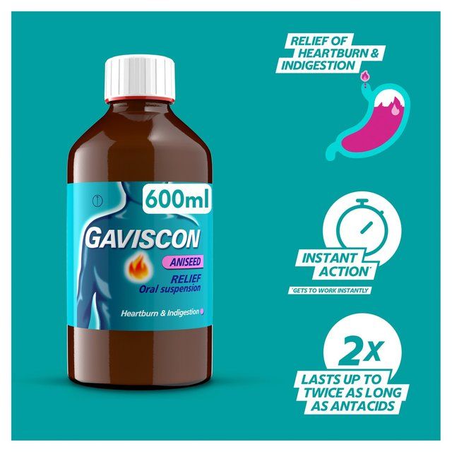 Gaviscon Liquid Heartburn & Indigestion Aniseed   600ml GOODS M&S   