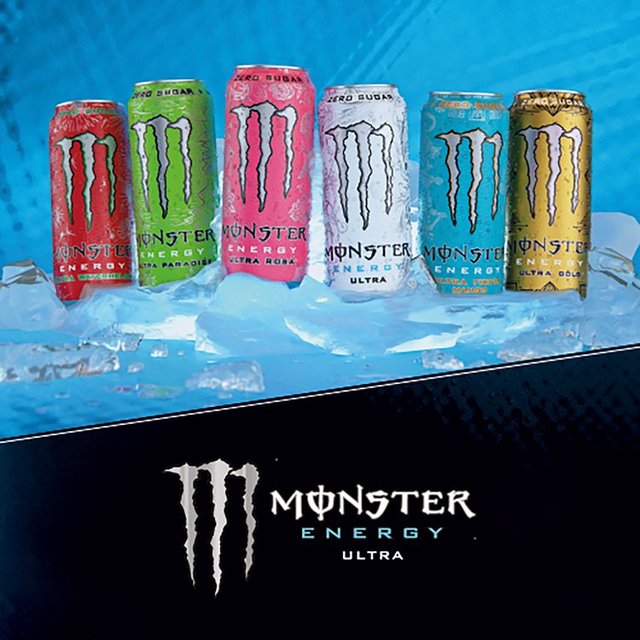 Monster Energy Drink Ultra   4 x 500ml GOODS M&S   