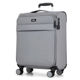 Rock 2 piece softside cabin and holdall luggage set grey, UK version