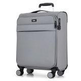 Rock 2 piece softside cabin and holdall luggage set grey, UK version