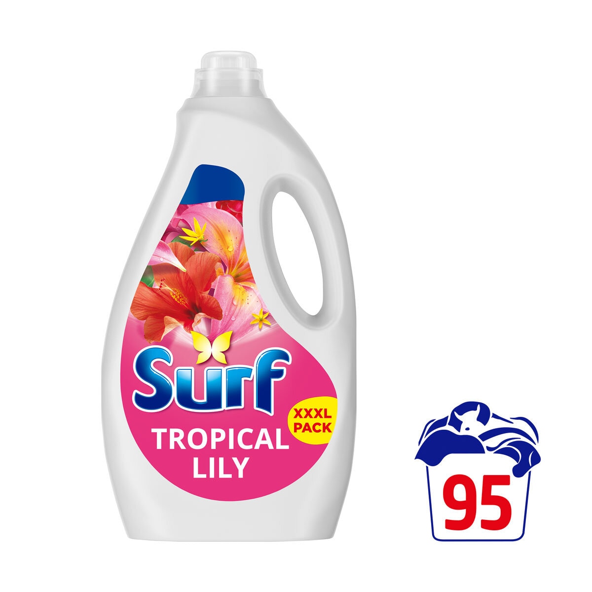 Surf Tropical Lily laundry liquid 2.6L 95 washes - British product