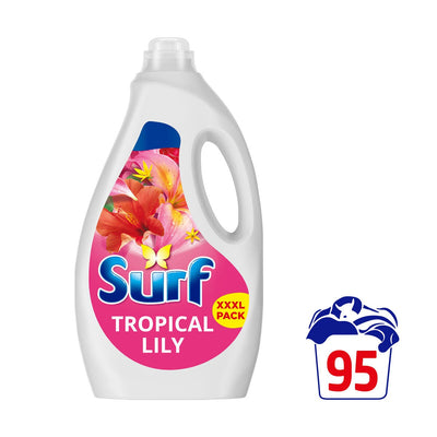 Costco UK Surf Tropical Lily Laundry Liquid, 95 Wash, 2.6L- Buy online at McGrocer