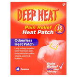 Deep Heat Pain Relief Heat Patches   4 per pack GOODS M&S   