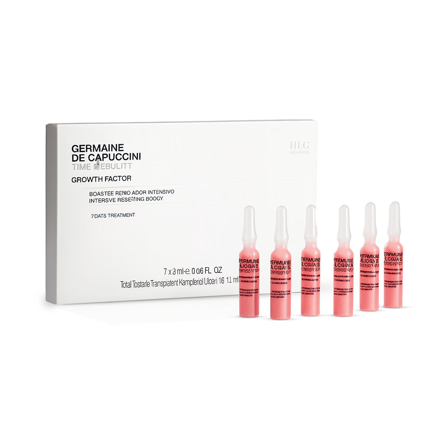 Germaine De Capuccini growth factor booster ampoules 7x2ml (British brand)