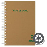 Silvine A5 Recycled Notebook Kraft Cover GOODS M&S   