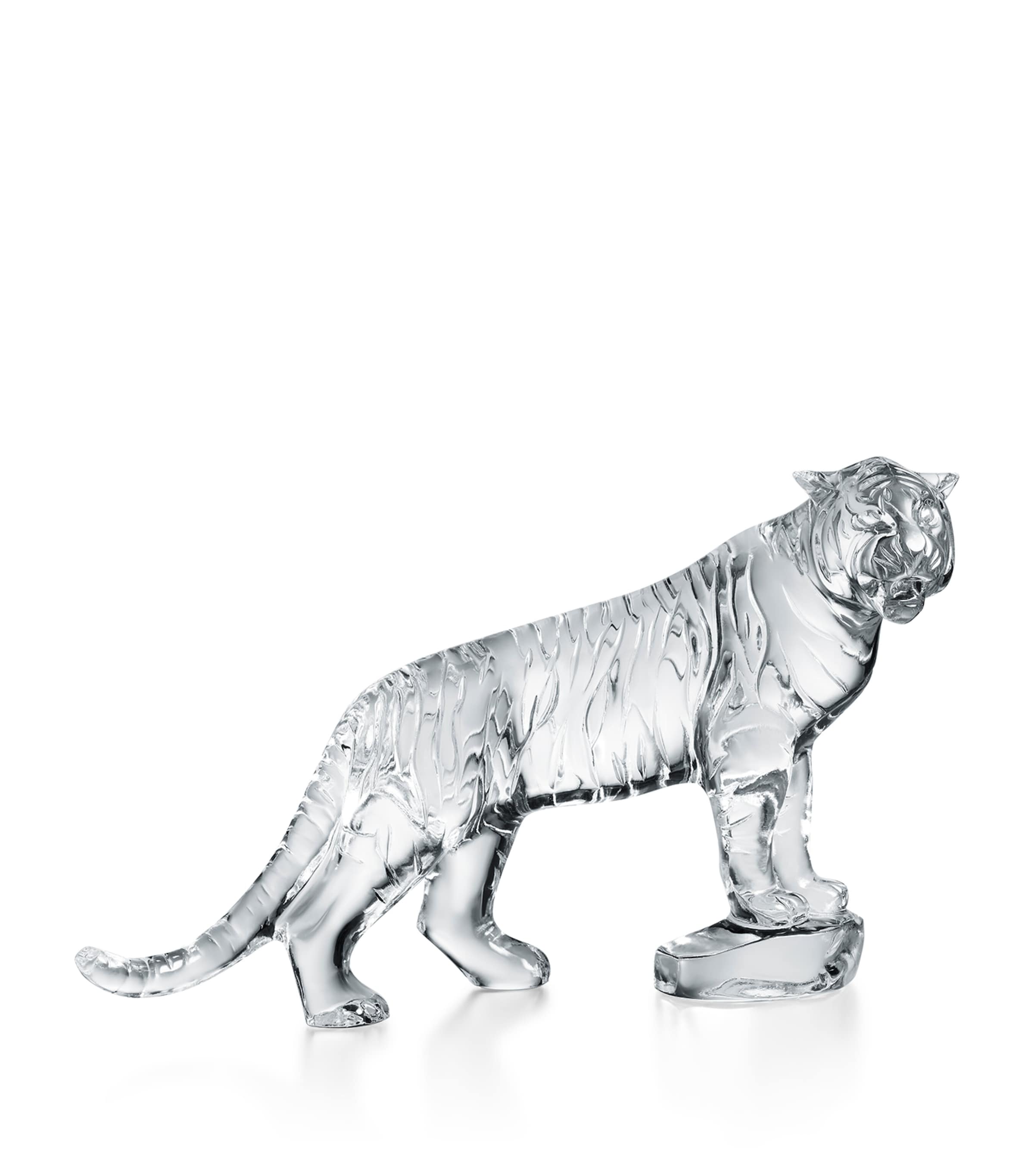 Baccarat Tigre Roaring Bengal Tiger Decoration - British product