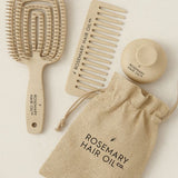 Rosemary Hair Oil Co Scalp Soothe Essential Brush Set 3-piece, UK version