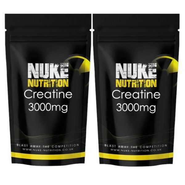 Nuke Nutrition Creatine Monohydrate Capsules 3000mg-120ct