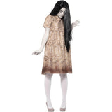 Smiffys Evil Spirit Costume grey decayed dress and wig, imported from the UK
