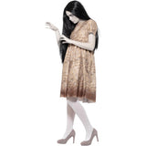 Smiffys Evil Spirit Costume grey decayed dress and wig, imported from the UK