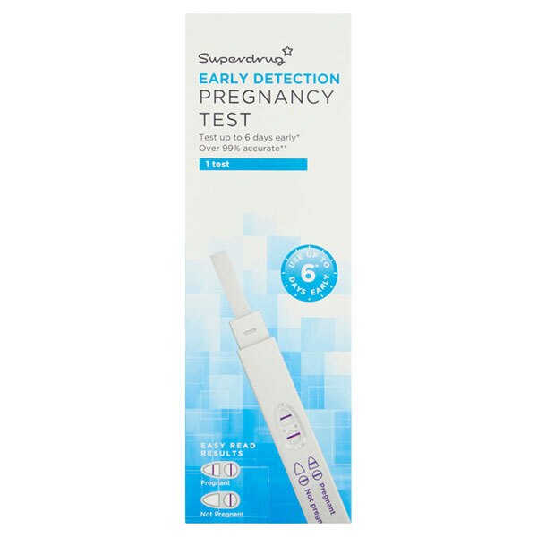 Early signs Pregnancy test midstream single pack GOODS Superdrug   