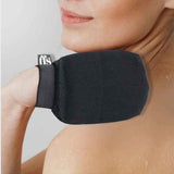 FFS Beauty Double Sided Exfoliating Mitt Black - British product