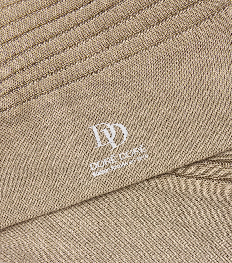 Doré Doré cotton rib-knit socks (British brand)