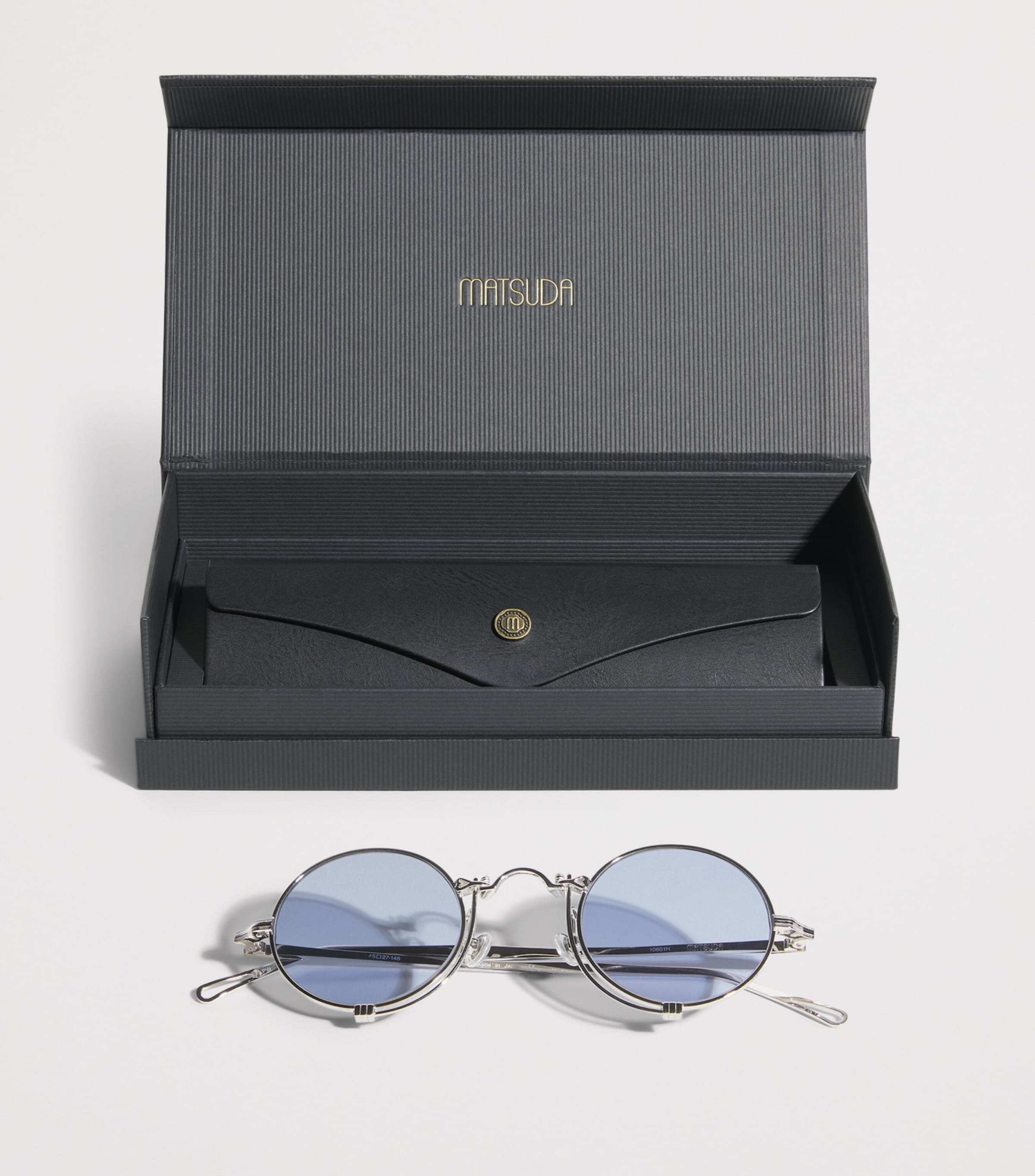 Matsuda runde 10601H Titan-Sonnenbrille, UK-Version