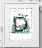 Jo Laing A4 letter print, UK version