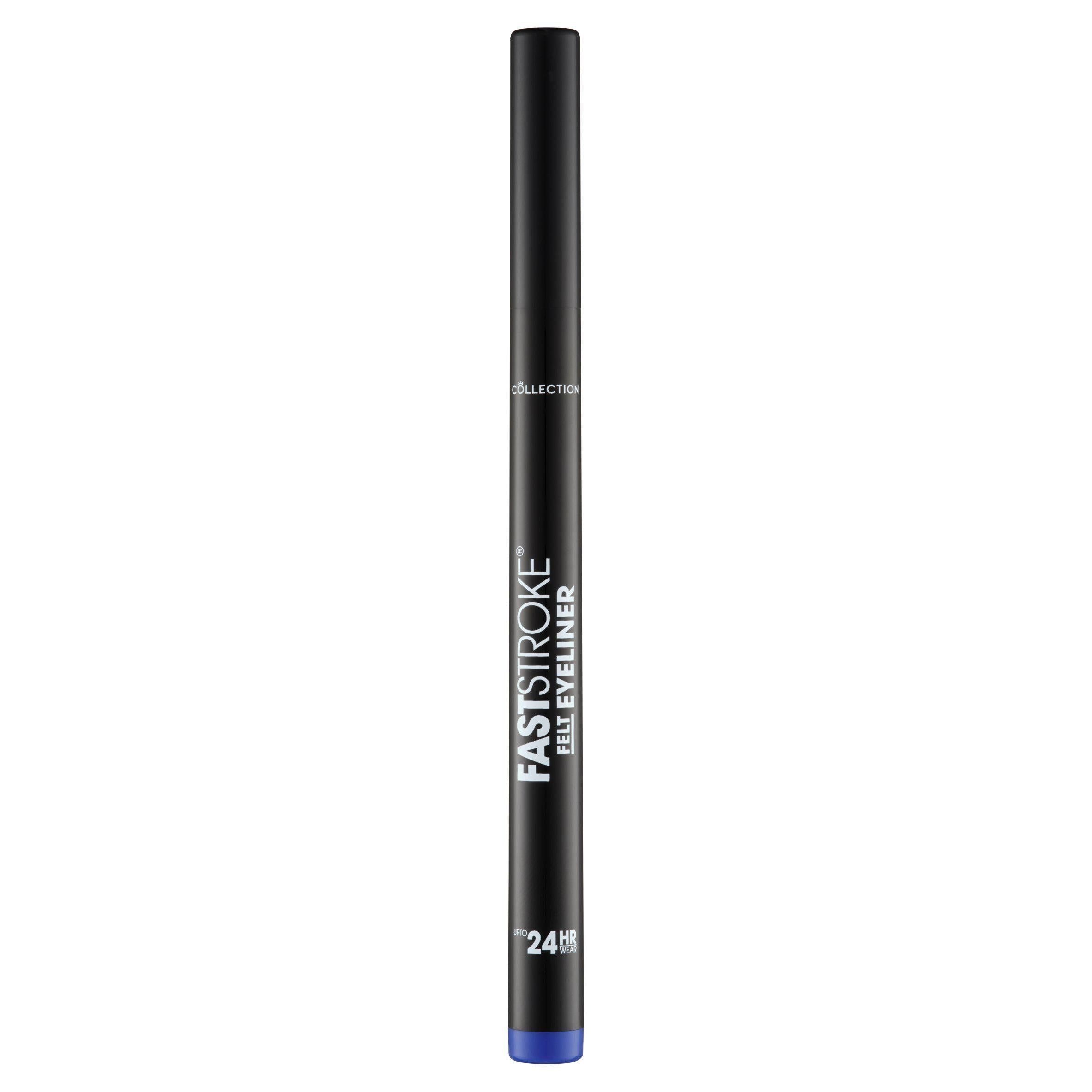 Collection Fast Stroke Extreme 24Hr Felt Sh3 Blue Eyeliner GOODS Sainsburys   