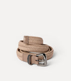 Brunello Cucinelli stretch-cotton braided belt - British product