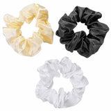 LUVYAH Cosmetics satin sleep scrunchies assorted 3pk, imported from the UK