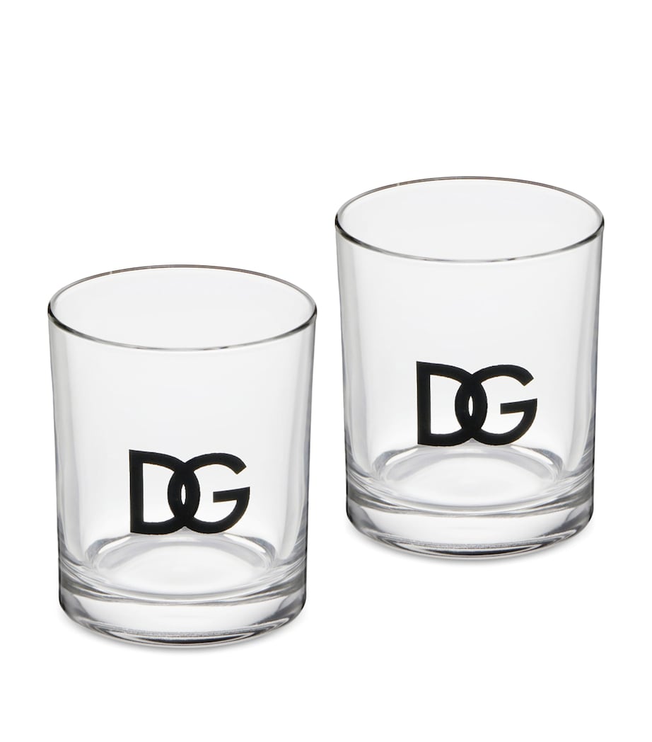 Dolce&Gabbana DG Millennials logo glasses set of 2 (British brand)