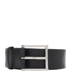 Burberry check-embossed calf leather belt - British product