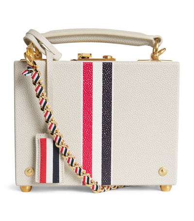 Harrods Thom Browne Grained Leather Attaché Top-Handle Bag- Buy online at McGrocer