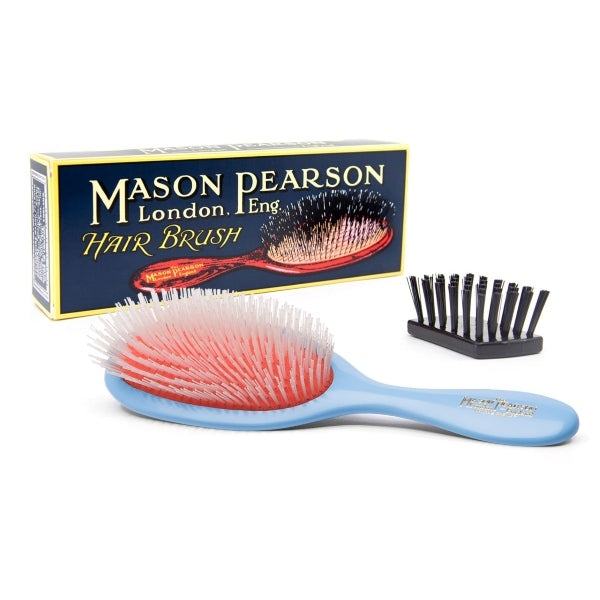 Mason Pearson Handy Nylon hairbrush blue, UK version