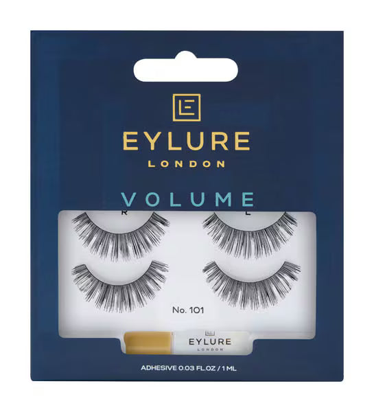 Eylure Volume 101 twin pack false eyelashes - British product