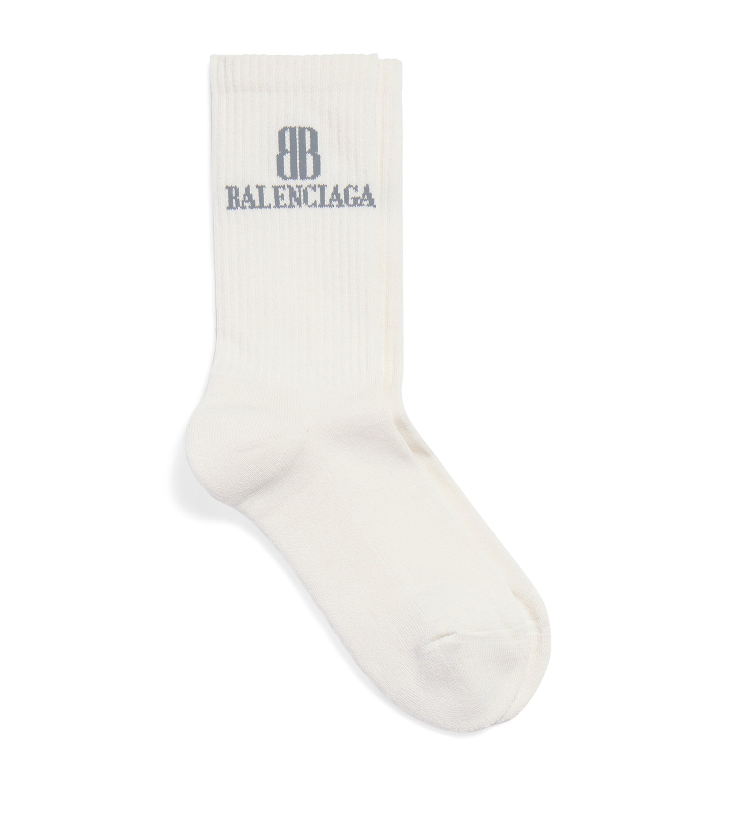 Balenciaga cotton-blend logo socks designer accessory - British product