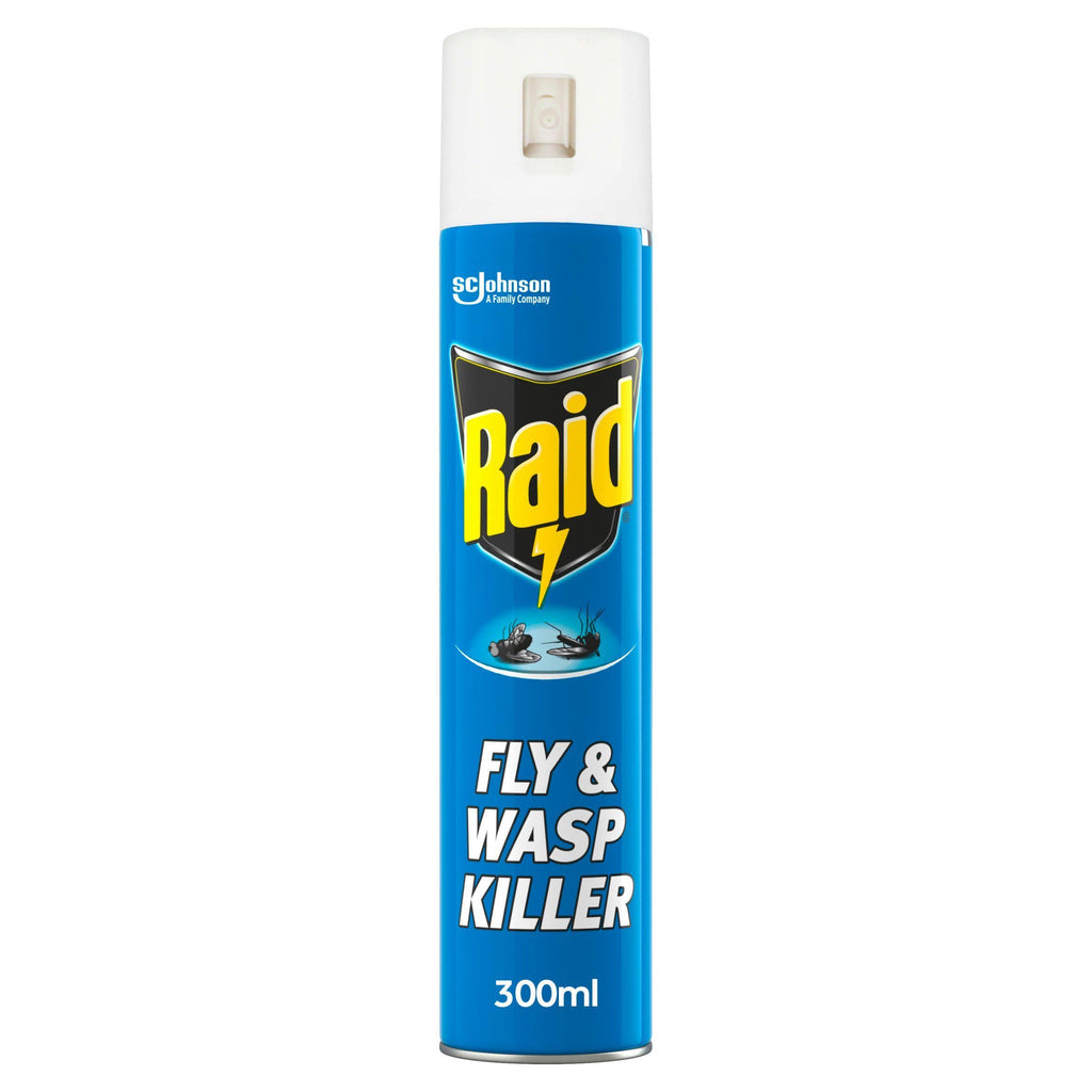 Raid Rapid Action Wasp Mosquito & Fly Killer Aerosol Spray 300ml