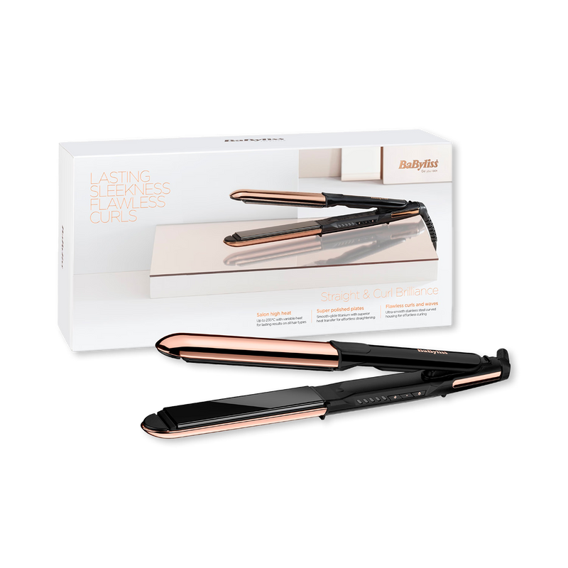 BaByliss 2481U straight and curl hair straightener, imported from the UK