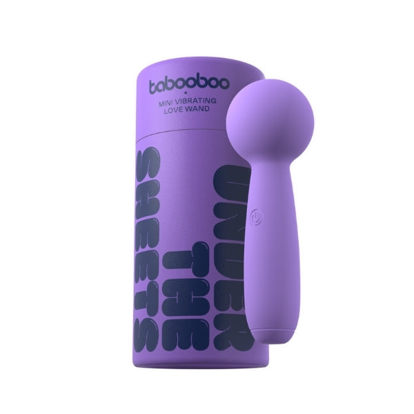 Tabooboo Under The Sheets mini wand vibrator, UK version