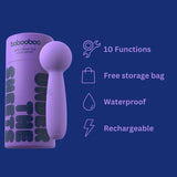Tabooboo Under The Sheets mini wand vibrator, UK version