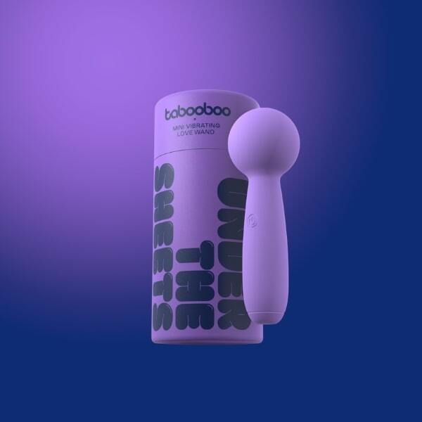 Tabooboo Under The Sheets mini wand vibrator, UK version