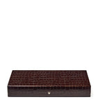 Aspinal of London leather backgammon set - British product