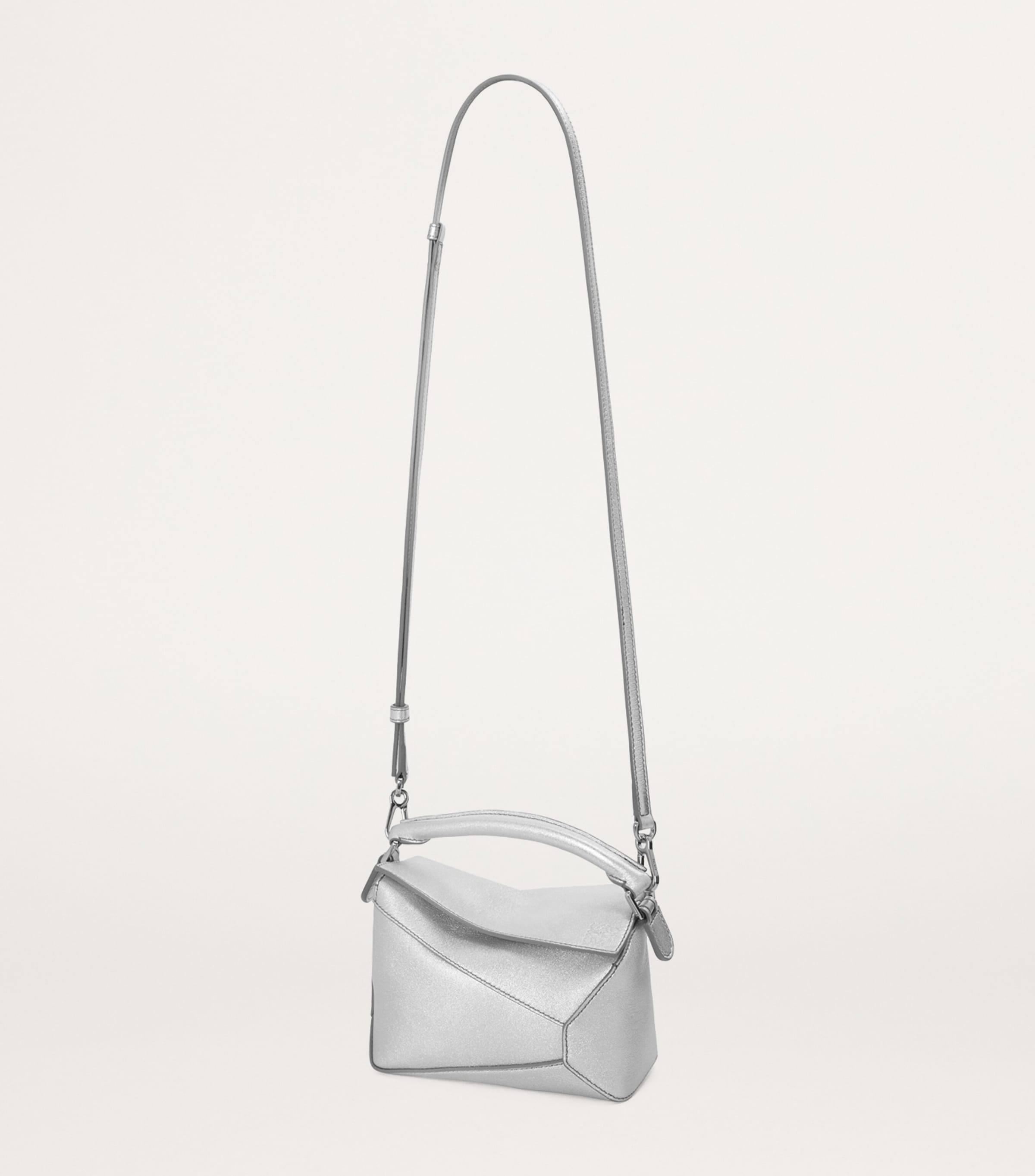 LOEWE Puzzle Edge mini leather bag, imported from the UK