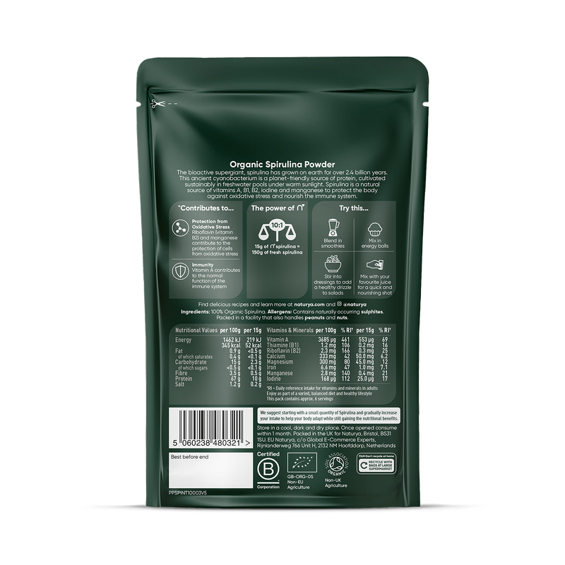 Naturya Organic Spirulina Powder 100g