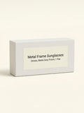 Burberry square sunglasses gunmetal dark grey 57mm, imported from the UK
