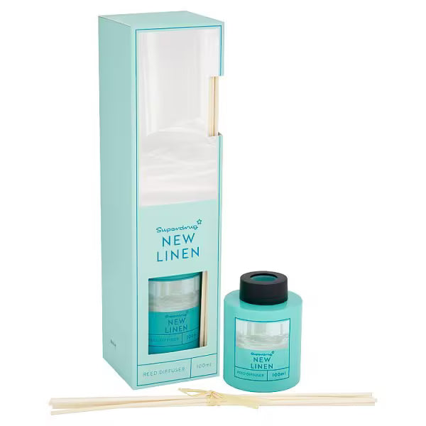 DNR Superdrug Reed Diffuser Linen 100ml - British product