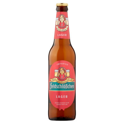 Feldschlosschen lager beer 50cl - British product
