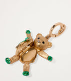 Annoushka teddy bear charm with tsavorite and diamonds, imported from the UK
