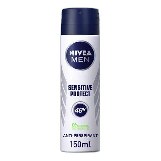Nivea Men Sensitive Protect Anti Perspirant Deodorant Spray 150ml GOODS Sainsburys   