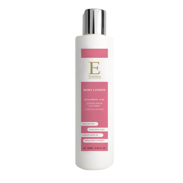 ErthSkin Hyaluronic Acid Body Lotion 250ml +Rose Blossom Eye Pads
