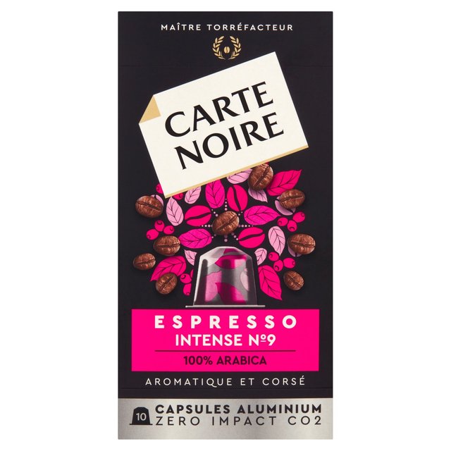 Carte Noire No9 Intense Nespresso Compatible Coffee Capsules   10 per pack GOODS M&S   