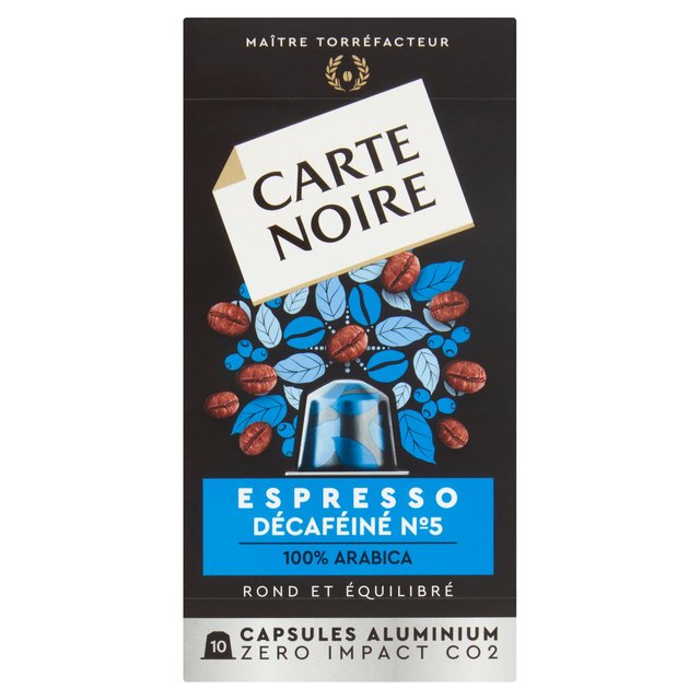 Carte Noire No 5 Decafeine Nespresso Compatible    10 per pack GOODS M&S   