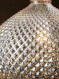 Chrome Glamour Dual Light Large Table Lamp