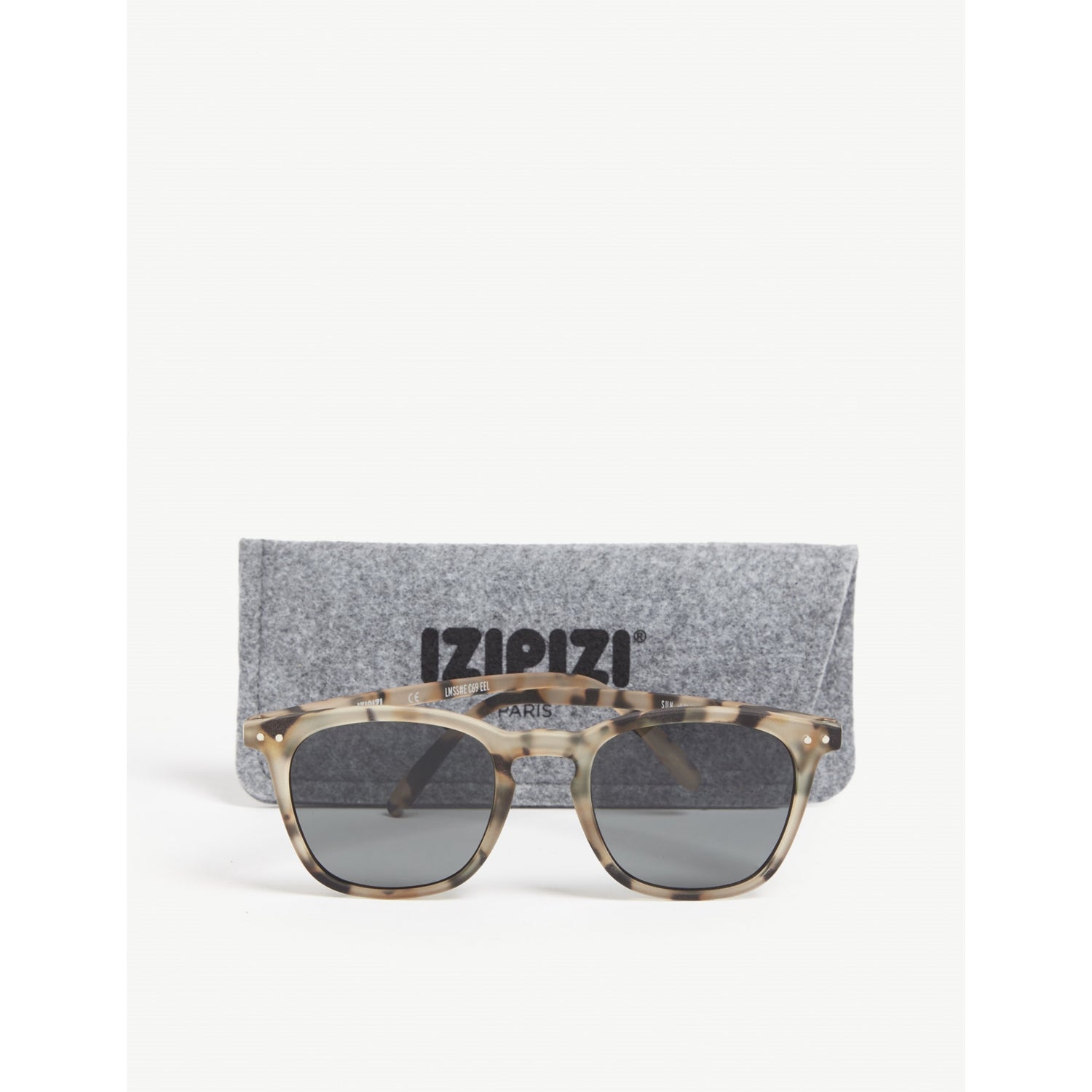 Izipizi sunglasses in tortoiseshell square-frame 14cm, UK version